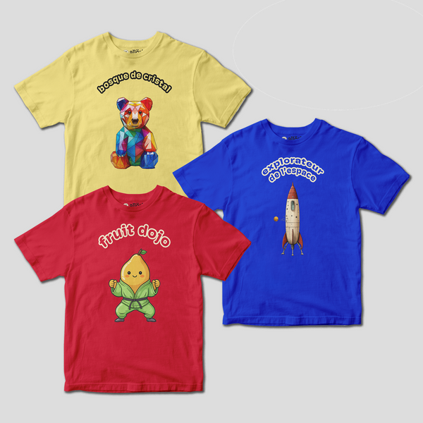 Pack of 3 - Boys Premium T-Shirts